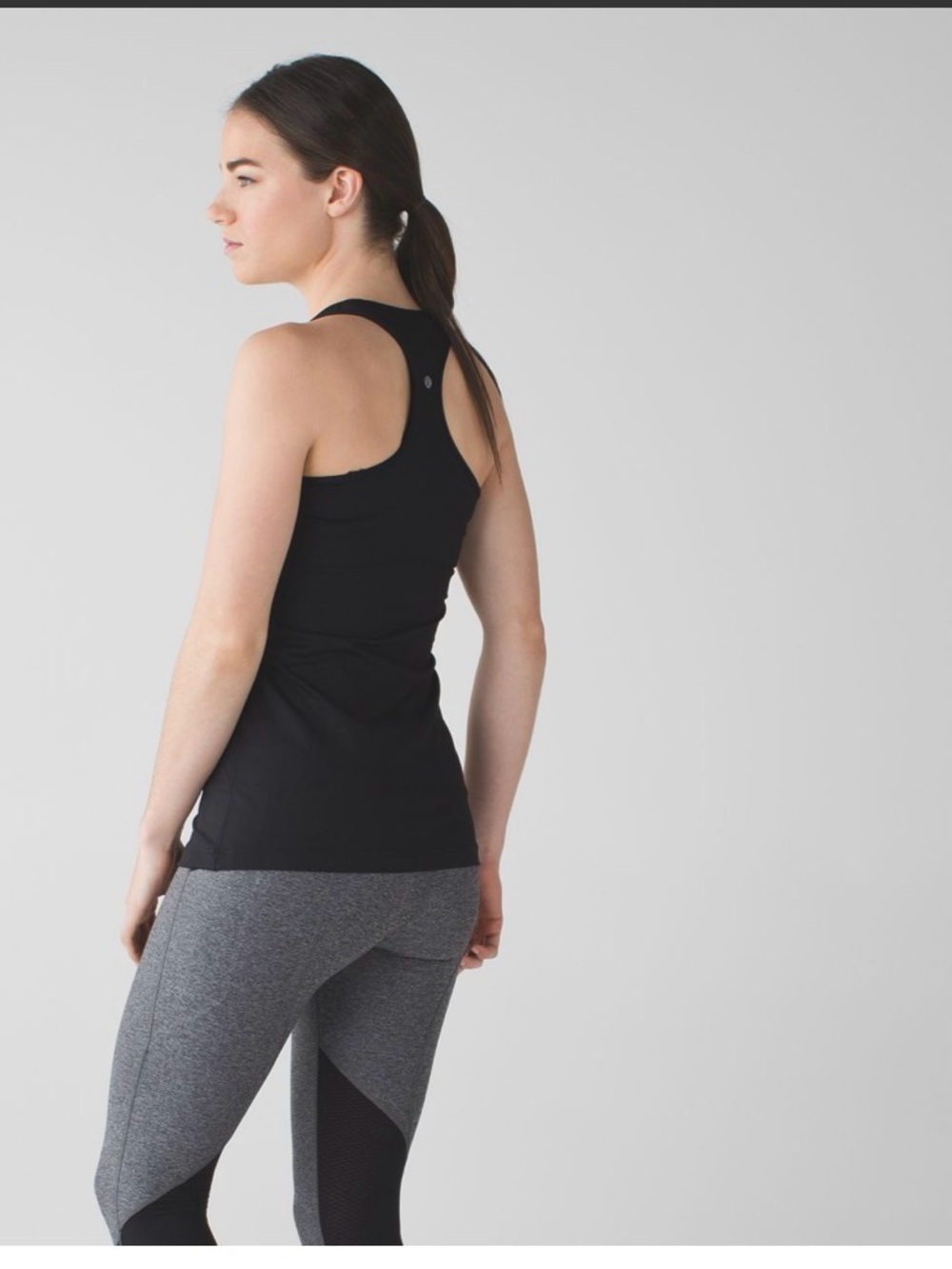 🍋🍋lululemon athletica Black Cool Racerback Tank, luxtreme, size 6, euc